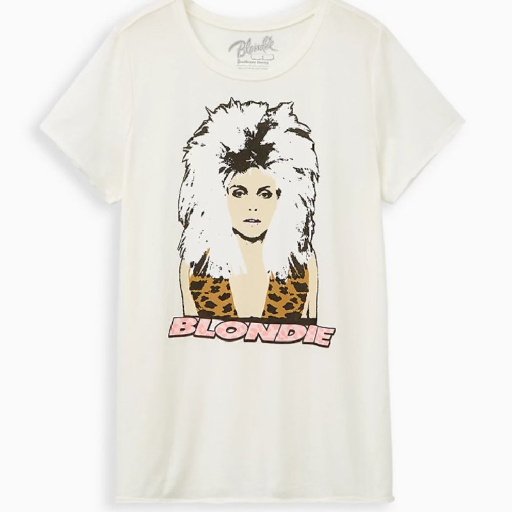 Torrid Blondie Retro Big Hair Portrait Plus Size Band Tee NWT